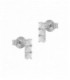 Pendientes Itemporality Tres Circonitas Plata - SEA-101-243-UU