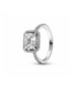 Anillo Pandora Halo Rectangular Brillante - 192391C01