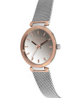 RELOJ TOUS MES MIRROR PLATEADO Y ROSADO ANALOGICO MUJER - 3000132100