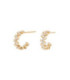 PENDIENTES PDPAOLA  LITTLE CROWN GOLD CZ BL - AR01-578-U