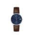 Reloj Lacoste Crocoring Hombre Corre piel marrón & esfera azul - 2011307