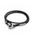 Pulsera Pandora Moments cuero trenzado doble marron - 593338C01