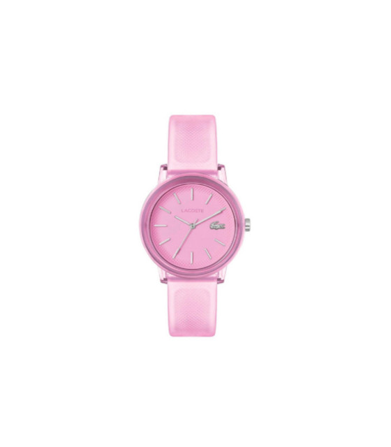 Reloj Lacoste mujer LC 12.12 de silicona petit piqué rosa - 2001362