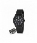 Reloj Marea Mujer Colección Manuel Carrasco acero inoxidable IP negro -  B41223/3