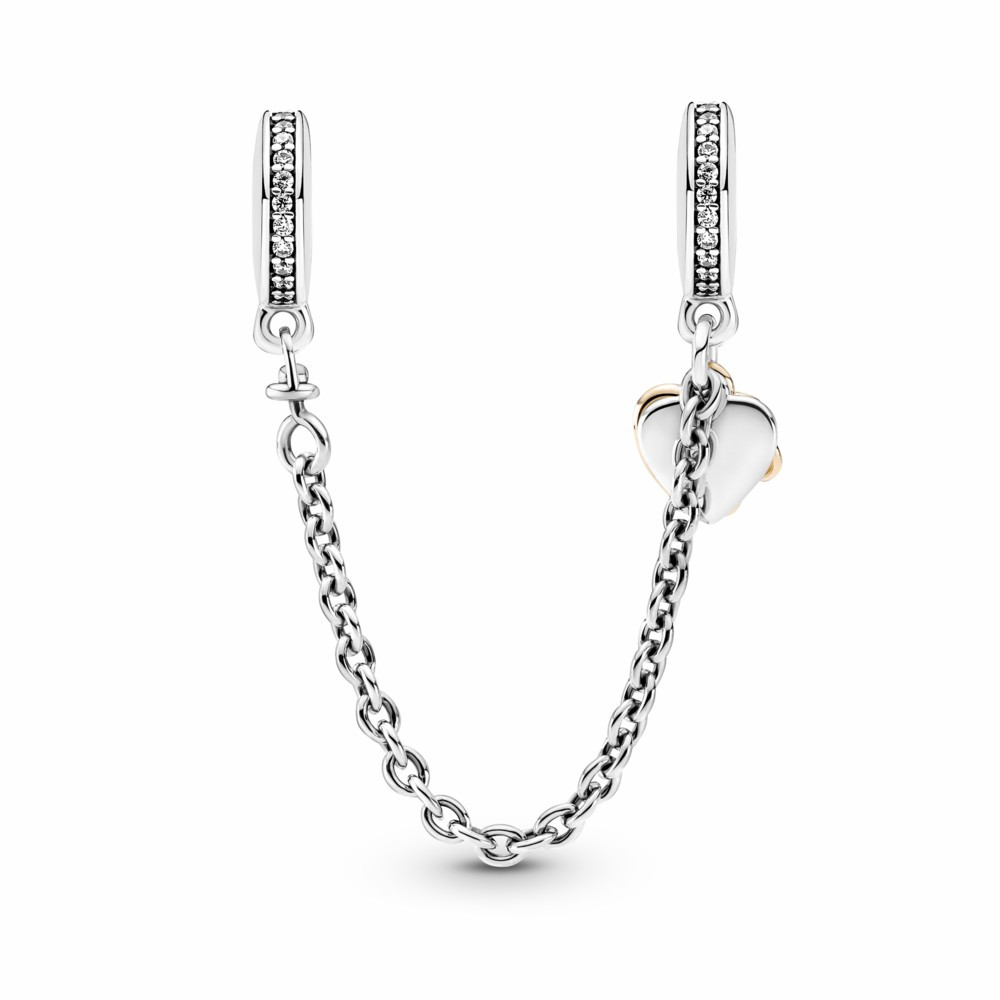 Cadena de Seguridad Pandora Corazón Familiar