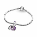 Charm Colgante Pandora Pluma con Pavé