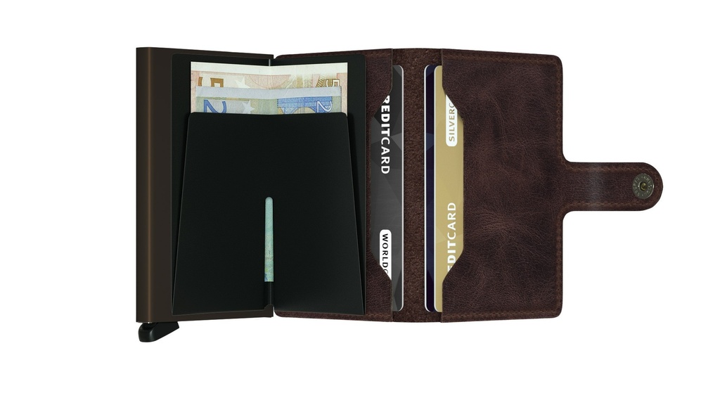 Cartera secrid miniwallet vintage chocolate