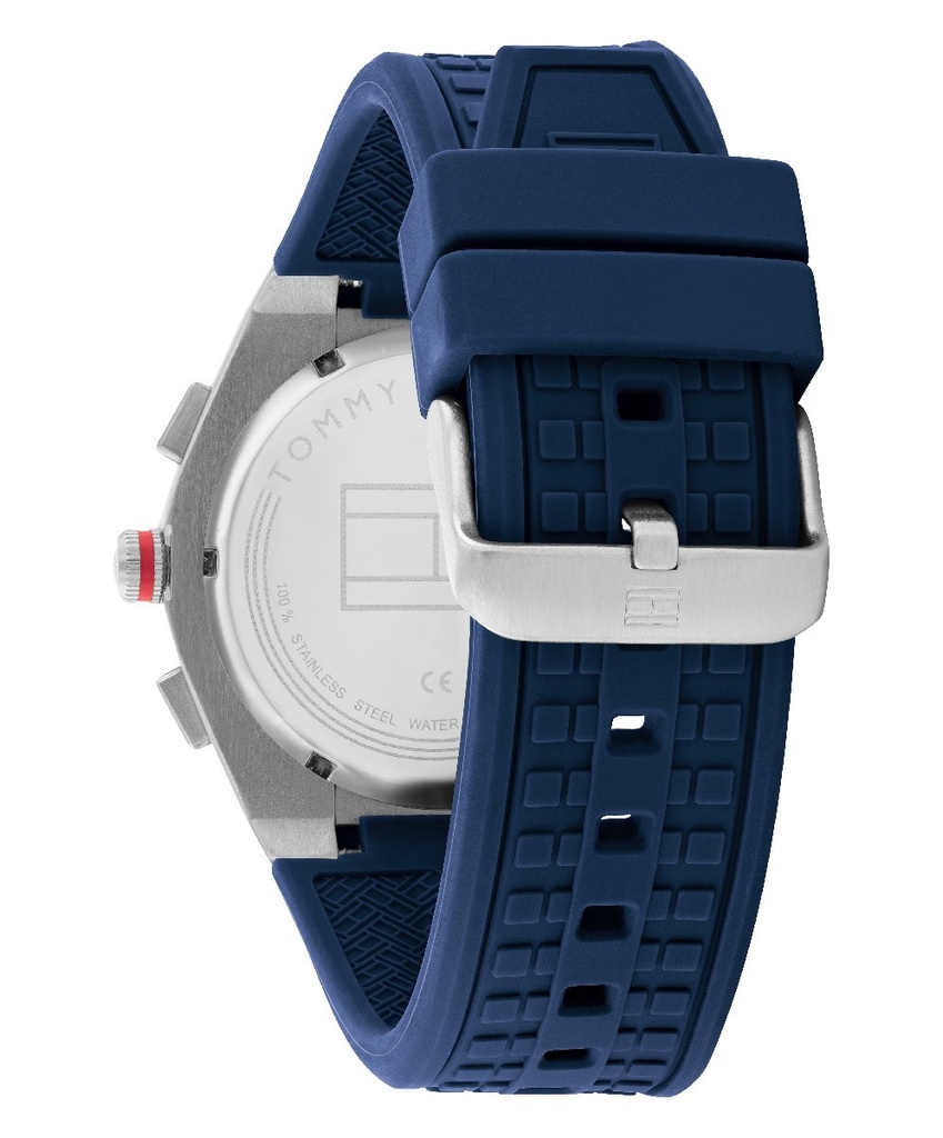 Reloj Tommy Hilfiger Connor Hombre Silicona Azul