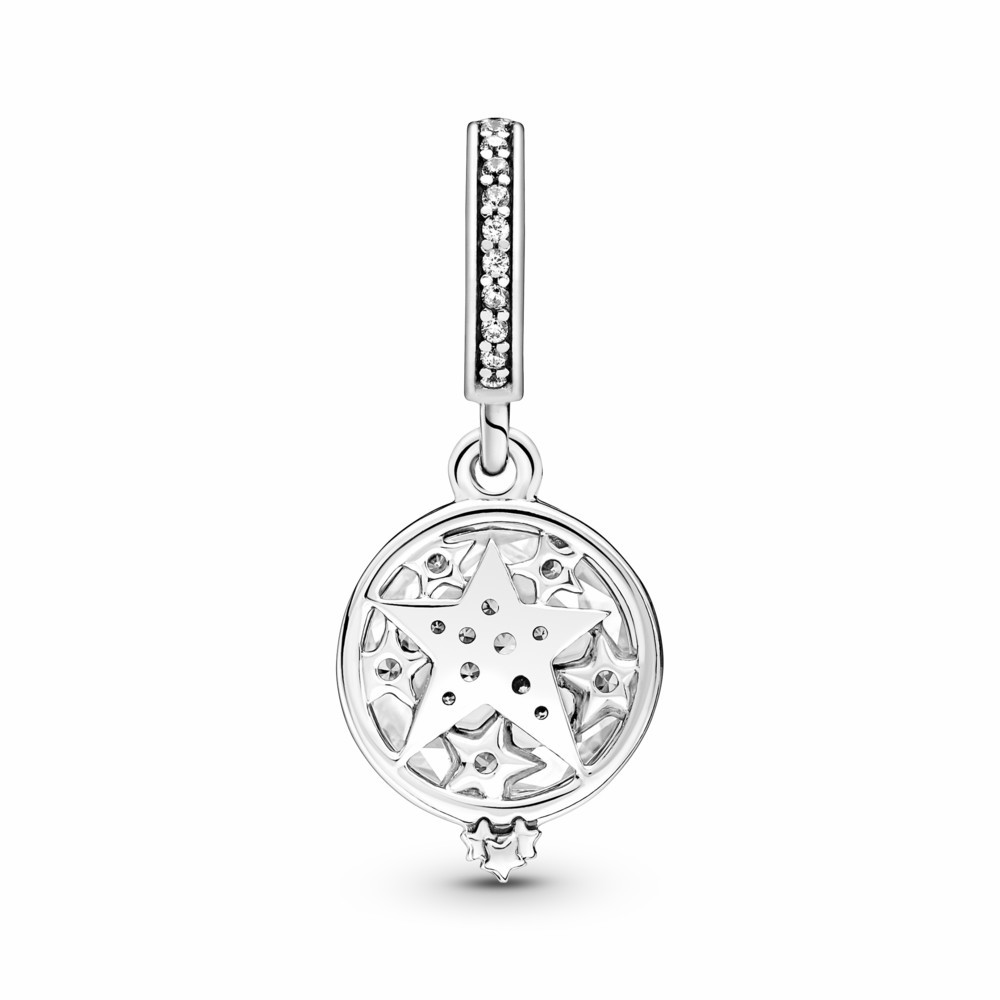 Charm Colgante Pandora Doble Estrella Magnificada