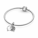 Charm Colgante Pandora Doble Estrella Magnificada