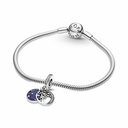 Charm Colgante Pandora Doble Árbol y Luna de la galaxia