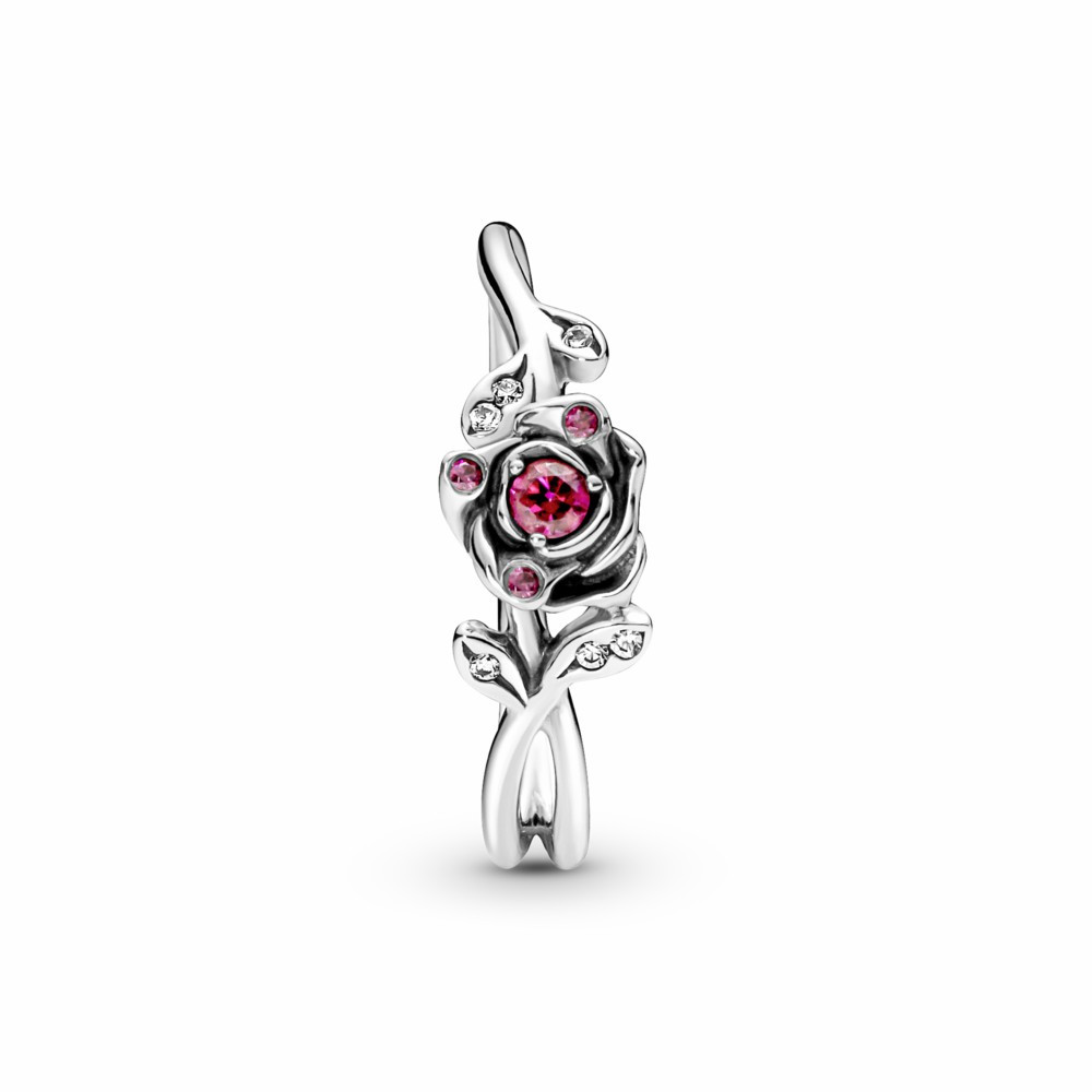 Anillo Pandora Rosa de la Bella y la Bestia de Disney