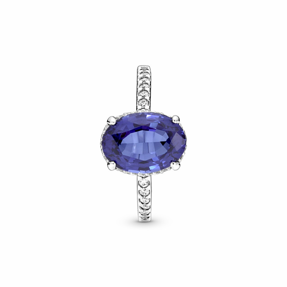 Anillo de compromiso Pandora Halo Brillante