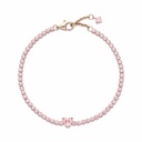 Pulsera Pandora Rose Corazón Brillante