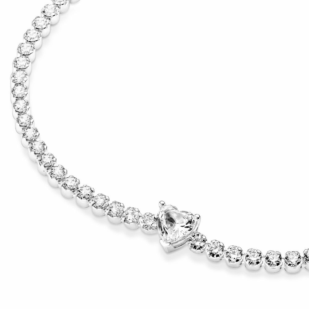 Pulsera Pandora Corazón Brillante