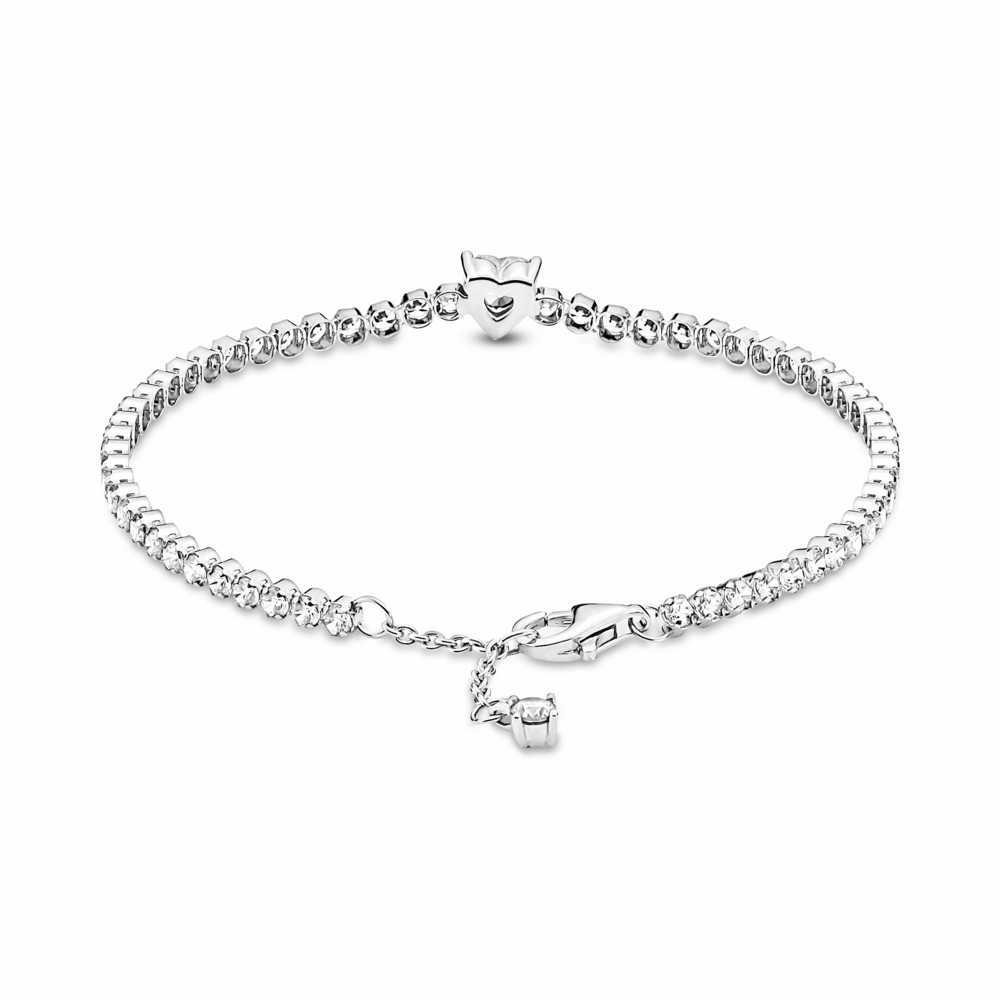 Pulsera Pandora Corazón Brillante
