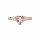 Anillo Pandora Rose Corazón Brillante Elevado