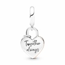 Charm Colgante Pandora Candado y Corazón Rose