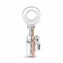 Charm Colgante Pandora Candado y Corazón Rose