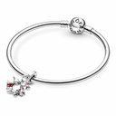 Charm Colgante Pandora Beso de Mickey y Minnie Mouse de Disney