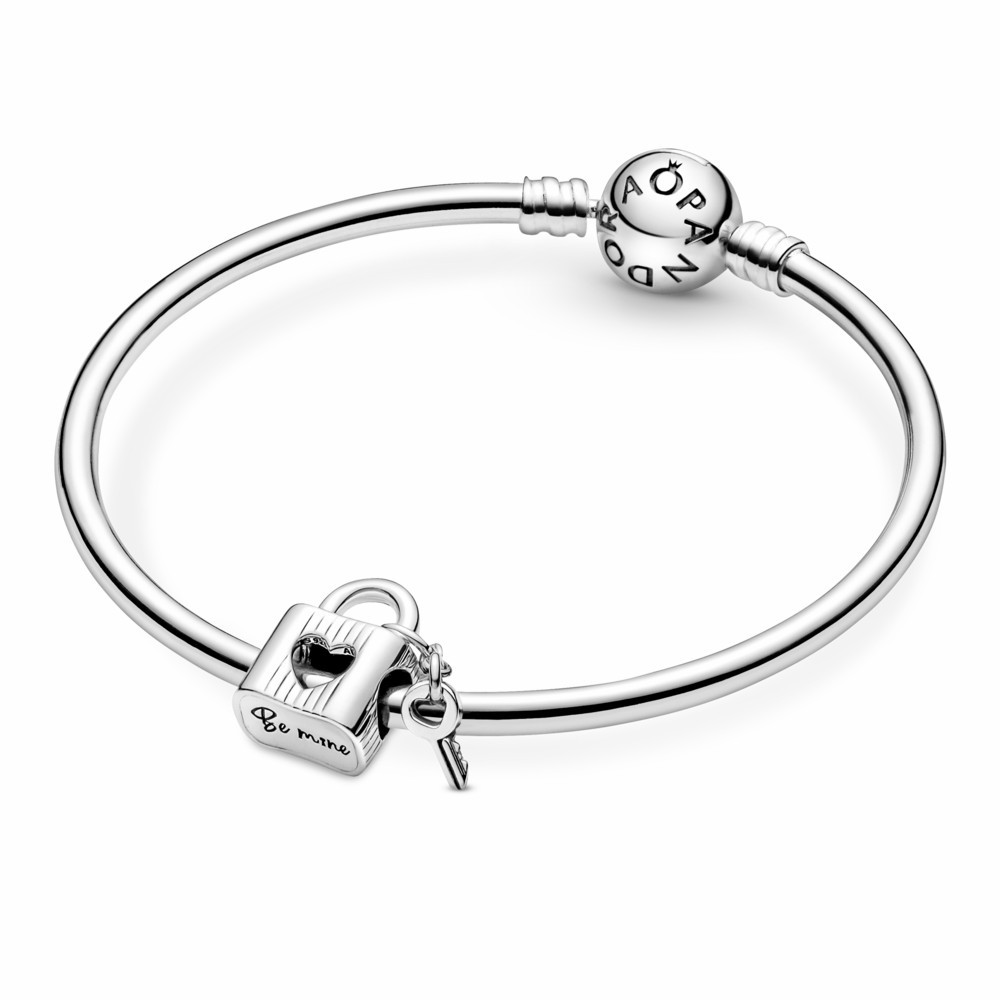 Charm Colgante Pandora Candado y Llave de Corazón