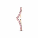 Anillo Pandora Rose Timeless Deseo Reluciente rosa