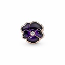 Charm Pandora Rose Flor Pensamiento Morado