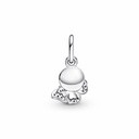 Charm Colgante Pandora Doble Mariposa Azul y Cita