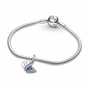 Charm Colgante Pandora Doble Mariposa Azul y Cita
