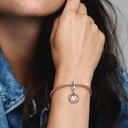 Charm Colgante Pandora Círculo Familiar Siempre Bicolor