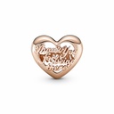 Charm Pandora Corazón Gracias Mamá Rose
