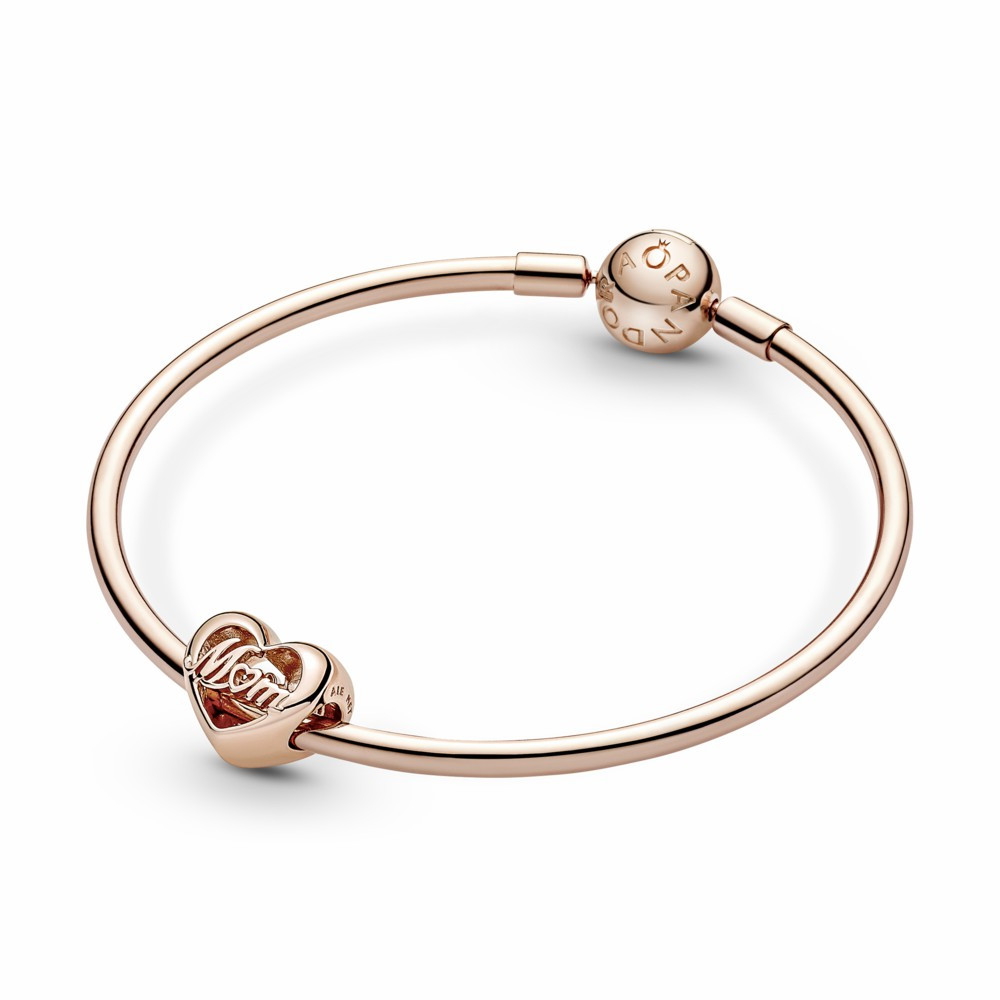 Charm Pandora Corazón Gracias Mamá Rose