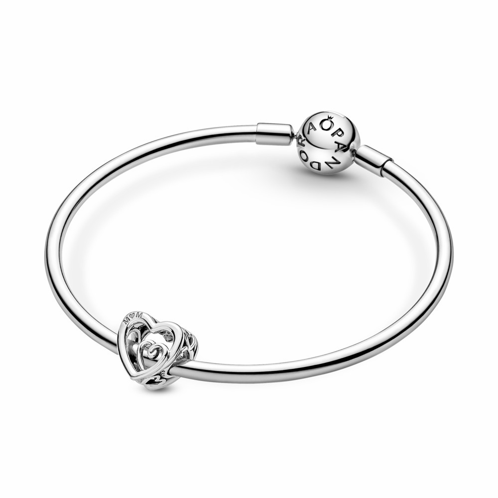 Charm Pandora Corazones Infinitos Entrelazados Mamá