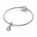 Charm colgante Pandora Doble Mamá Infinito Pavé