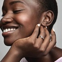 Anillo Pandora Corazón de Madre en Pavé