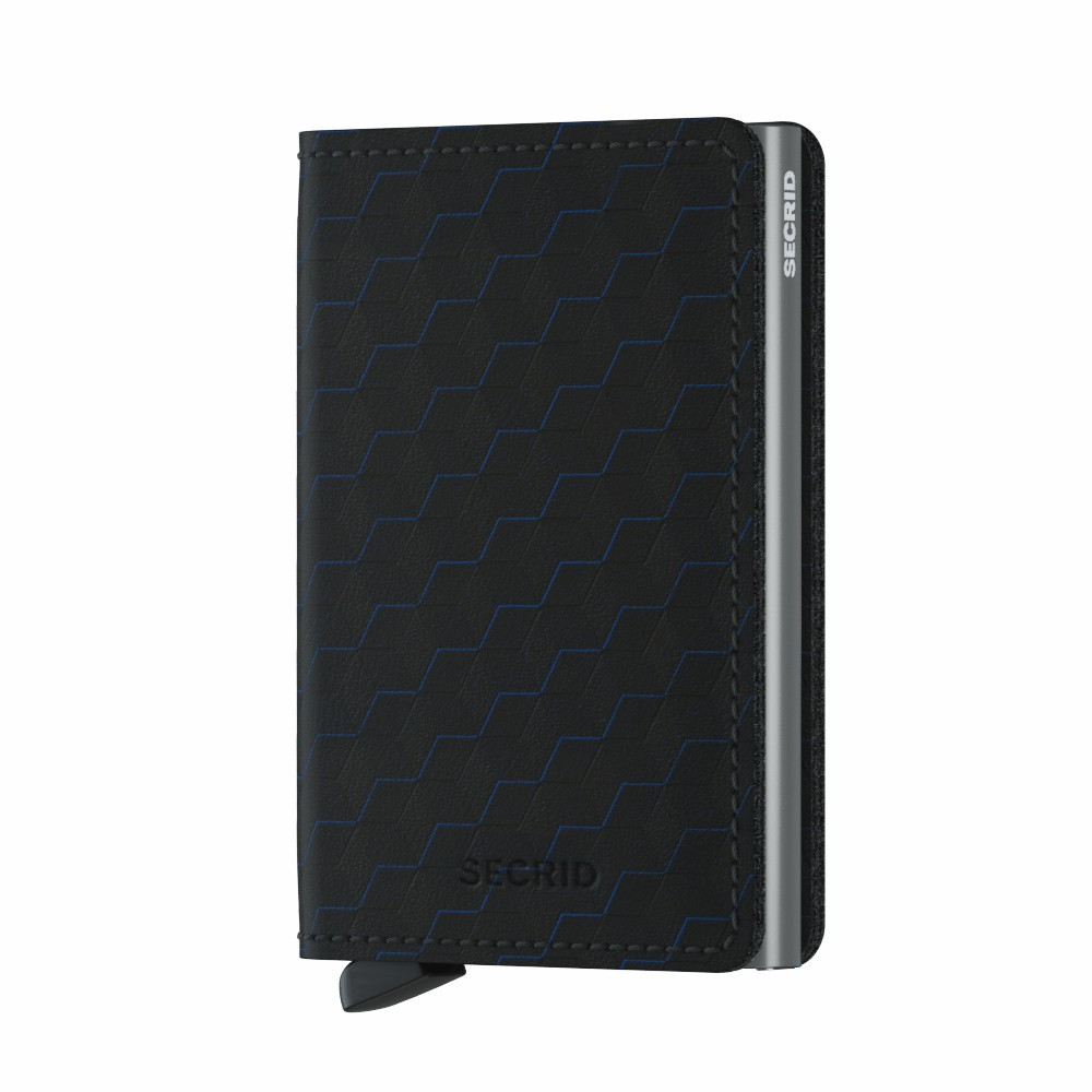 cartera secrid slimwallet optical black-titanium