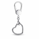 Colgante de Bolso Pandora en forma de Corazón Pequeño Plata