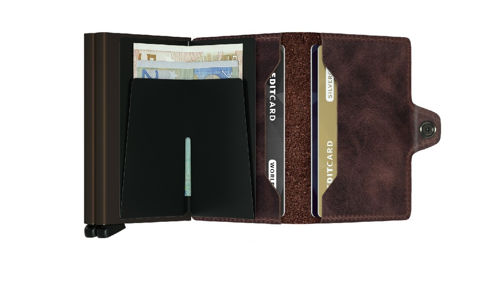 Cartera Secrid Twinwallet Vintage Chocolate
