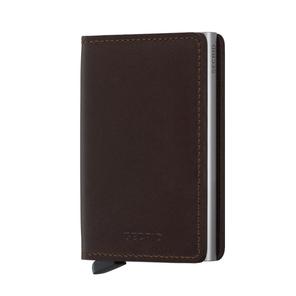 cartera secrid slimwallet dark brown