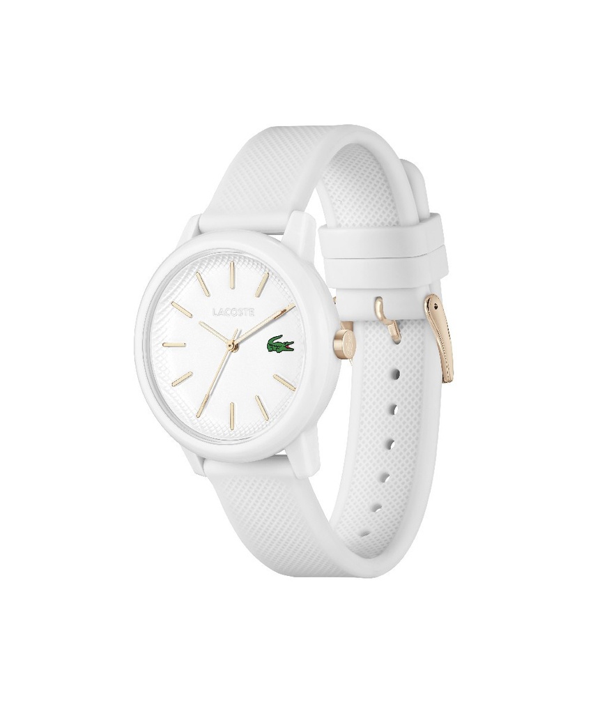 Reloj Lacoste 12.12 Mujer Silicona Blanca