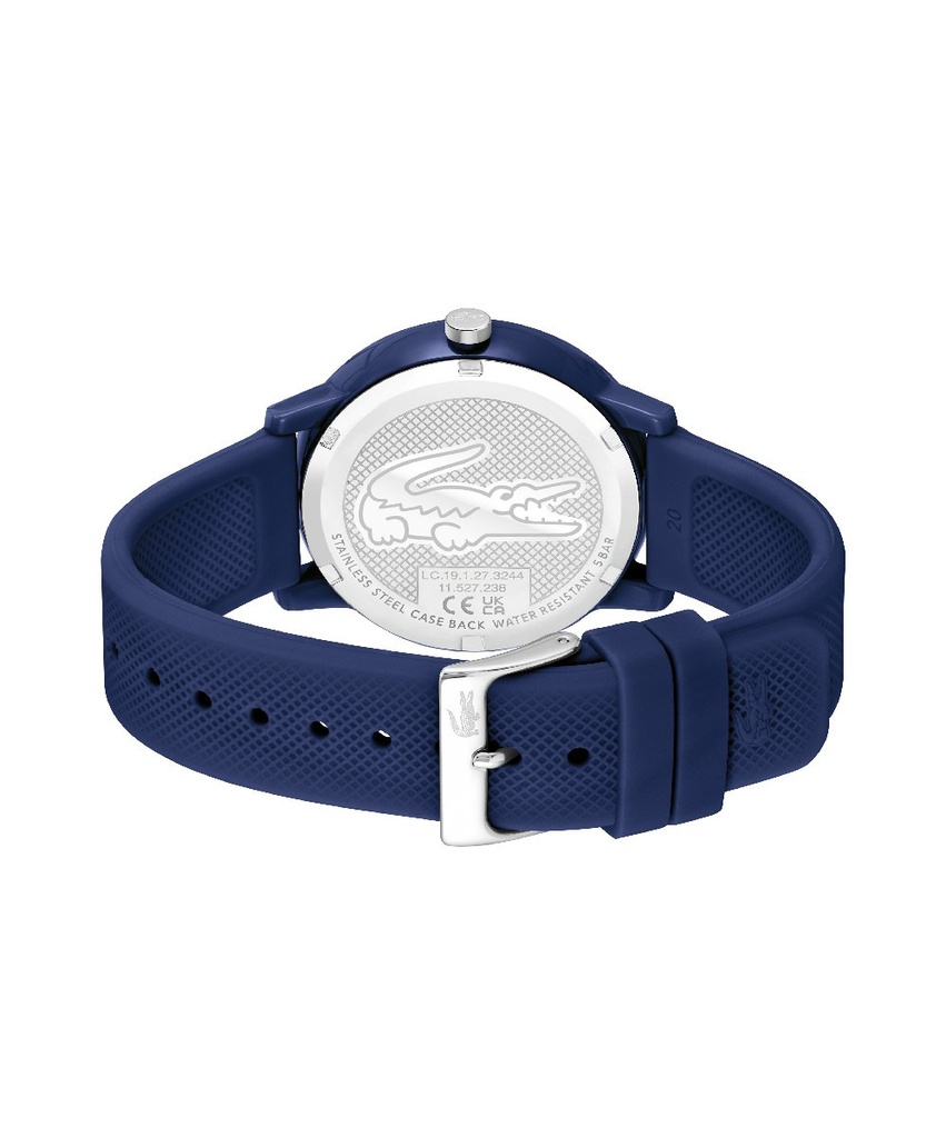 Reloj Lacoste 12.12 Hombre Caucho Azul