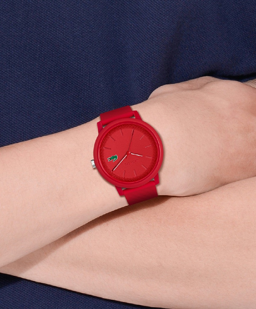 Reloj Lacoste 12.12 Unisex Silicona Roja