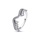 Anillo Pandora Ola Asimétrica Brillante