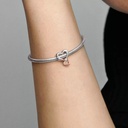 Charm Pandora Corazón Infinito Filigrana Dos Tonos