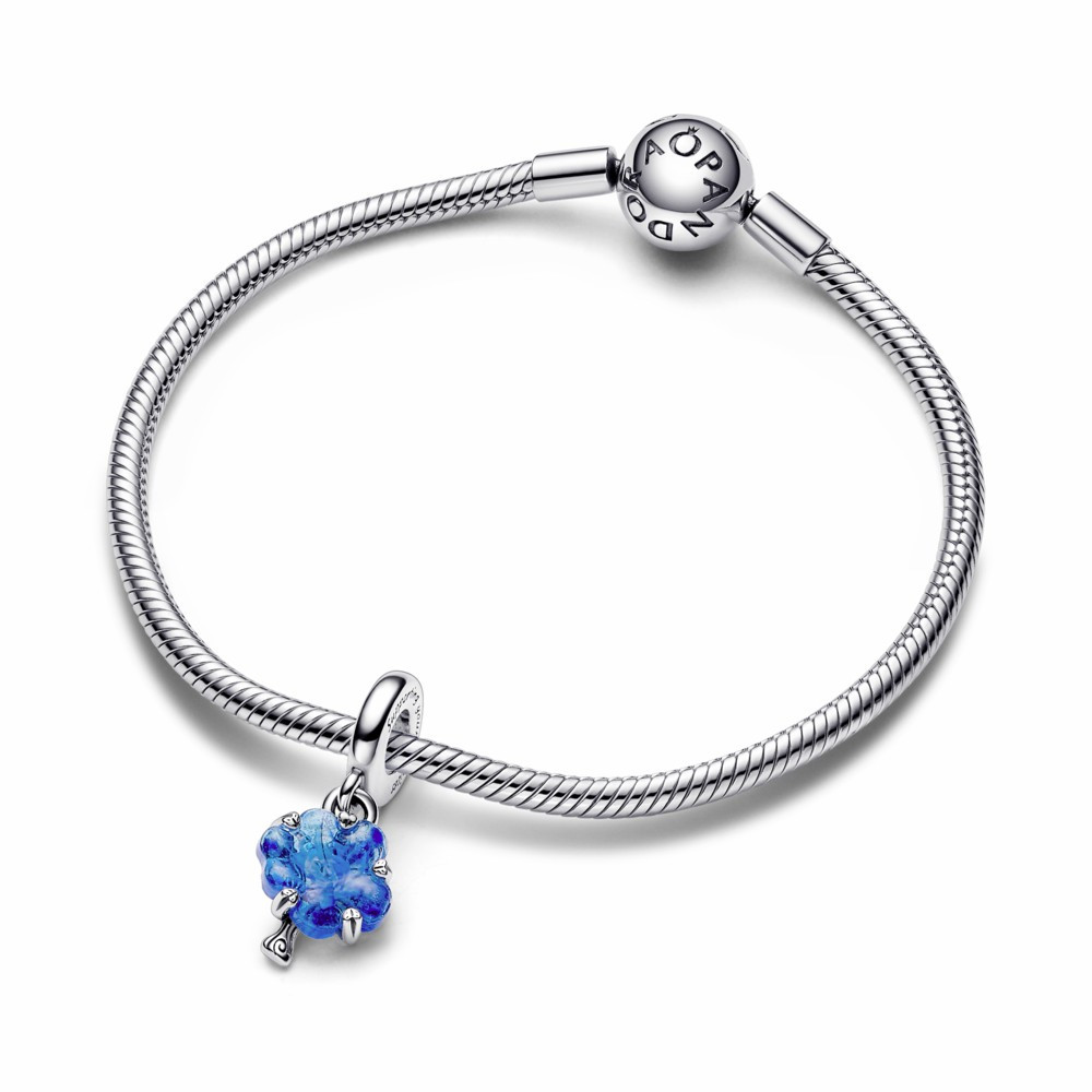 Charm Pandora Árbol Familiar cristal azul