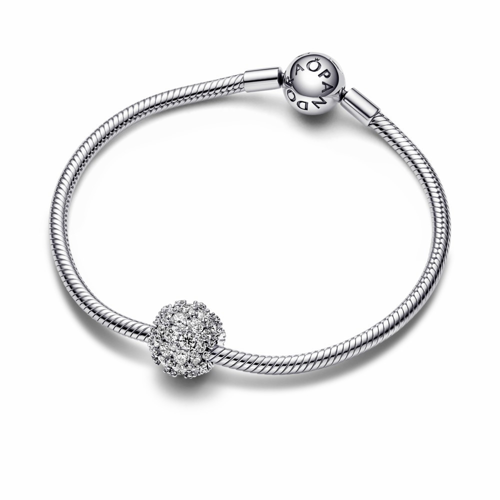 Charm Pandora Redondo Brillante Pavé