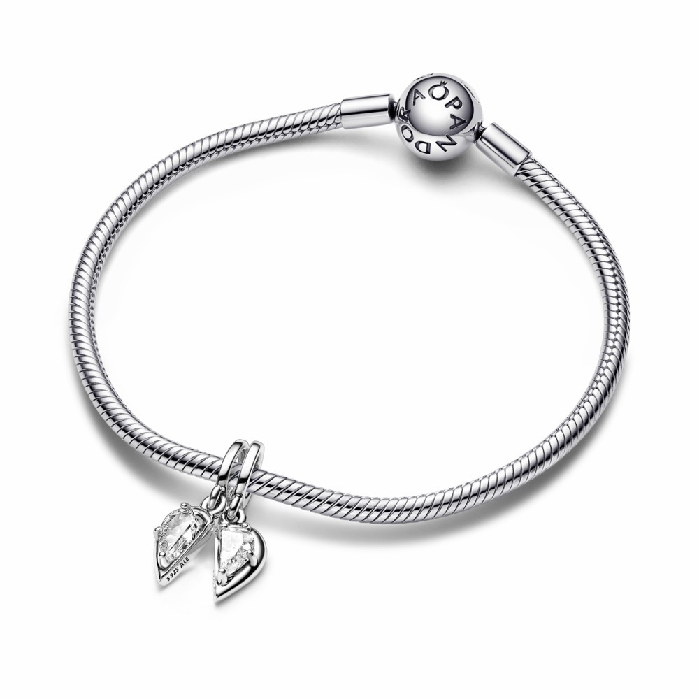 Charm colgante Pandora Corazón Divisible Madre e Hija