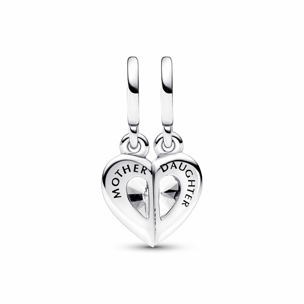 Charm colgante Pandora Corazón Divisible Madre e Hija