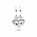 Charm colgante Pandora Corazón Divisible Madre e Hija