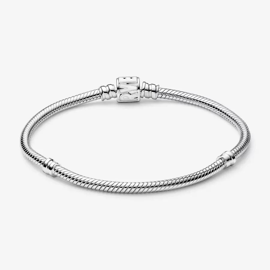 Pulser Pandora Moments Cadena de serpiente Cierre de Logo Marvel